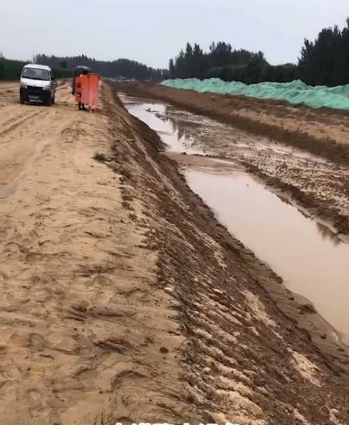 焦作山阳区河道降水