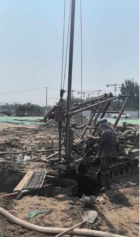 焦作山阳区工地打井